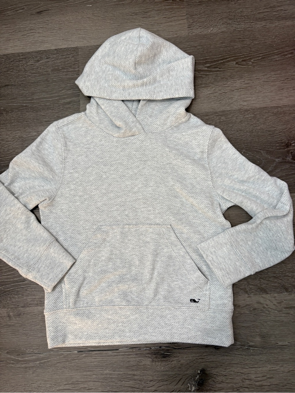 Vineyard Vines Heather Light Gray Kids Hoodie